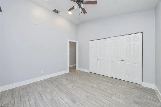 wooden floor in an empty room