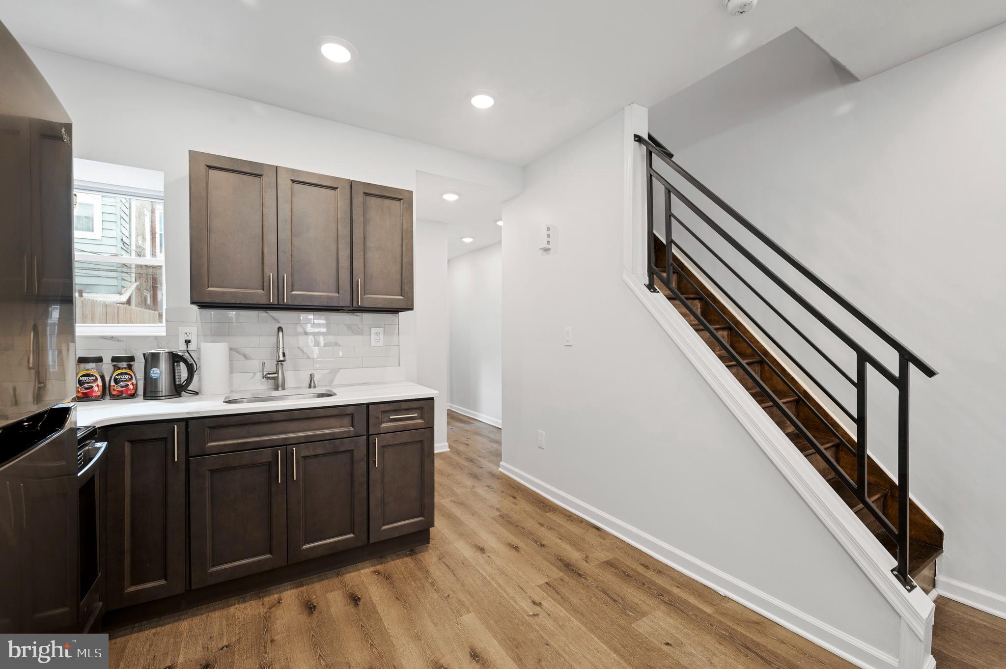 1816 Judson Street Philadelphia, PA 19121 - Photo 11 of 25 Great kitchen with deep charcoal cabinetry