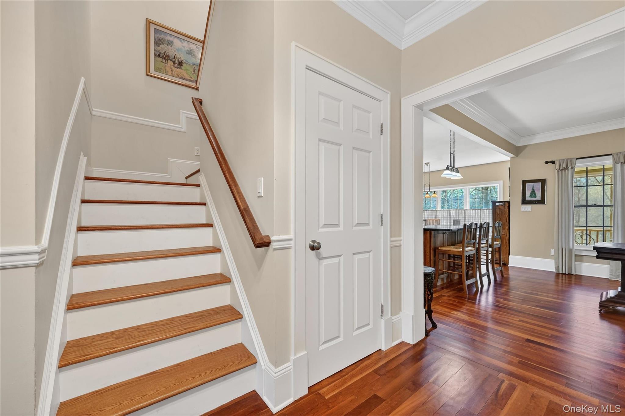 3 Clinton Ave Extension Warwick, NY 10990 - Photo 21 of 40 a view of a livingroom with wooden floor and stairs