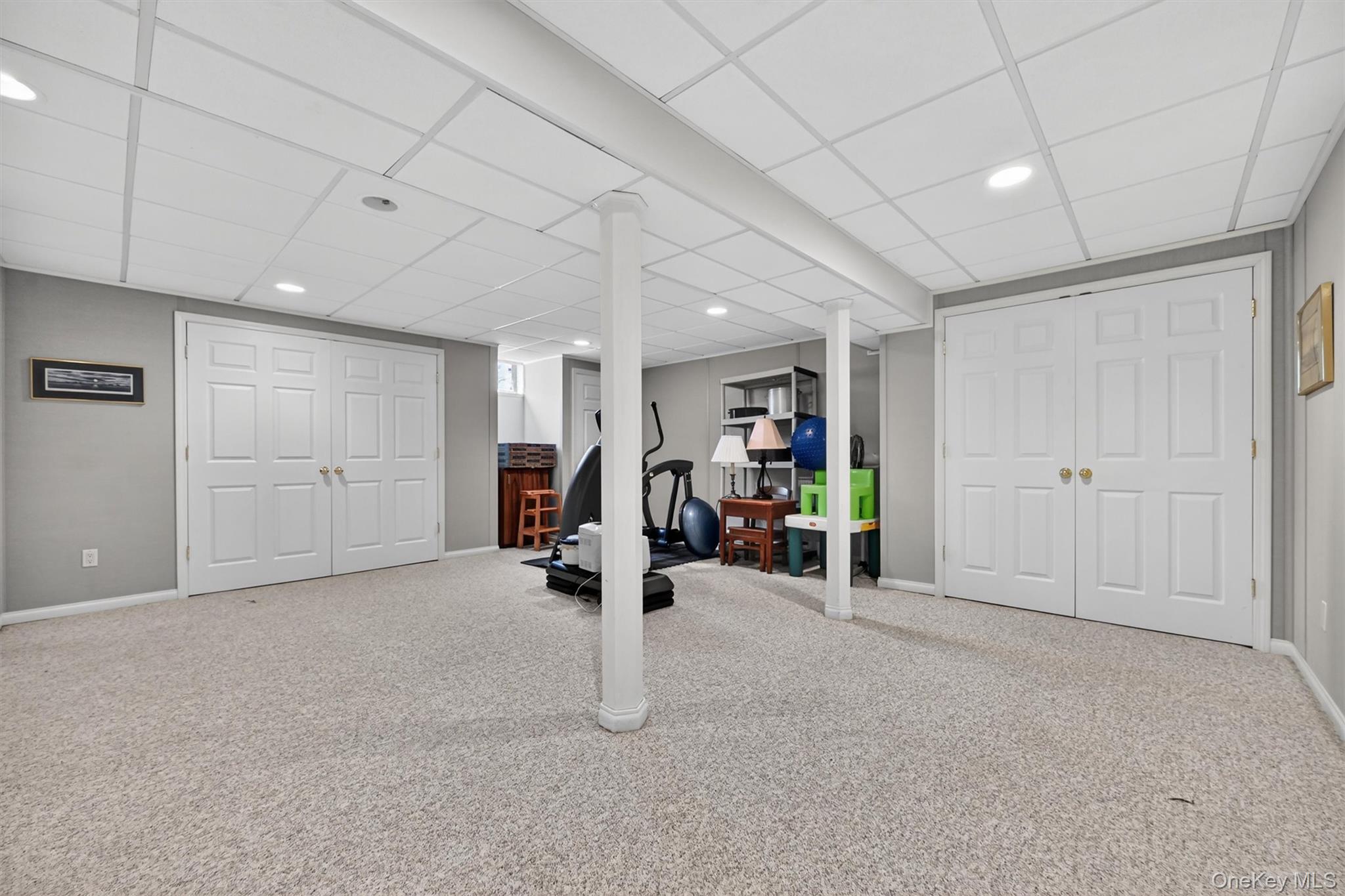 3 Clinton Ave Extension Warwick, NY 10990 - Photo 32 of 40 a view of a room with gym equipment and windows