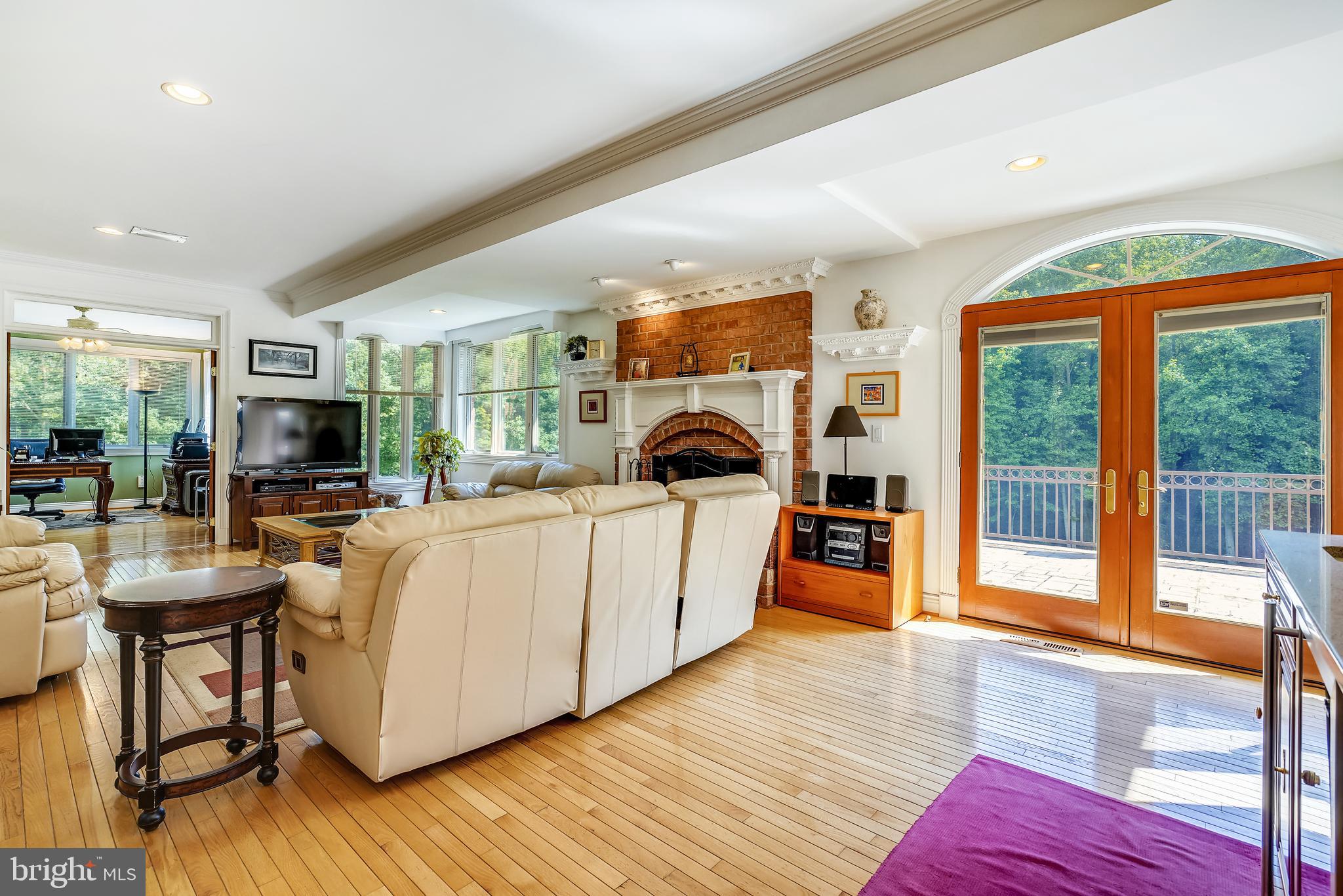 16505 Batson Road Spencerville, MD 20868 - Photo 65 of 143 Family Room w/ Walk-Out to Rear Deck