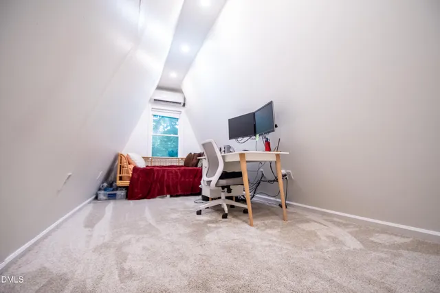 a view of a city from a balcony