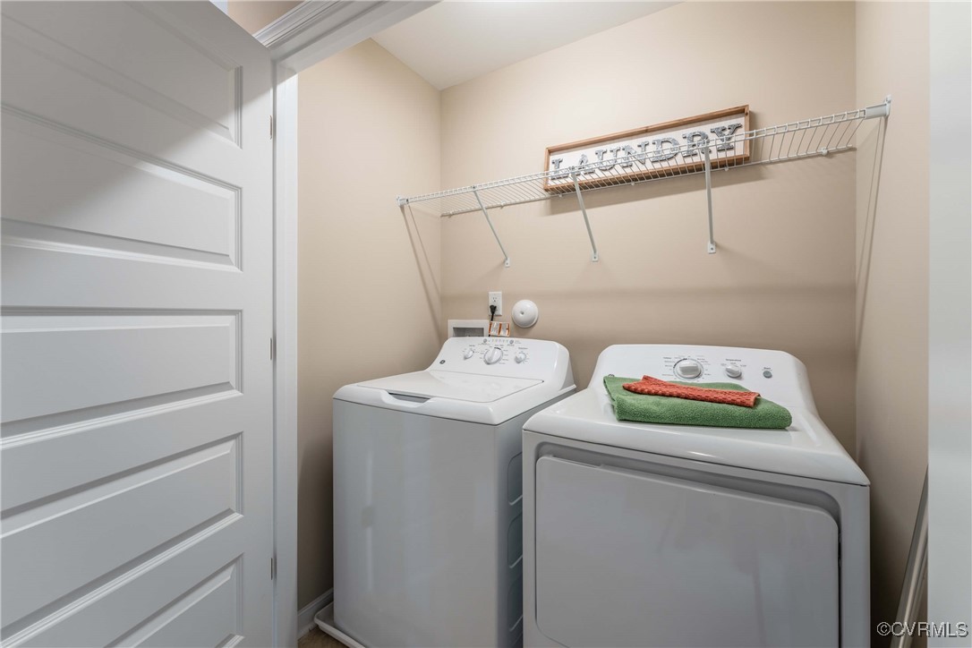 220 Greenpark Road Sandston, VA 23150 - Photo 11 of 24 a utility room with dryer and washer