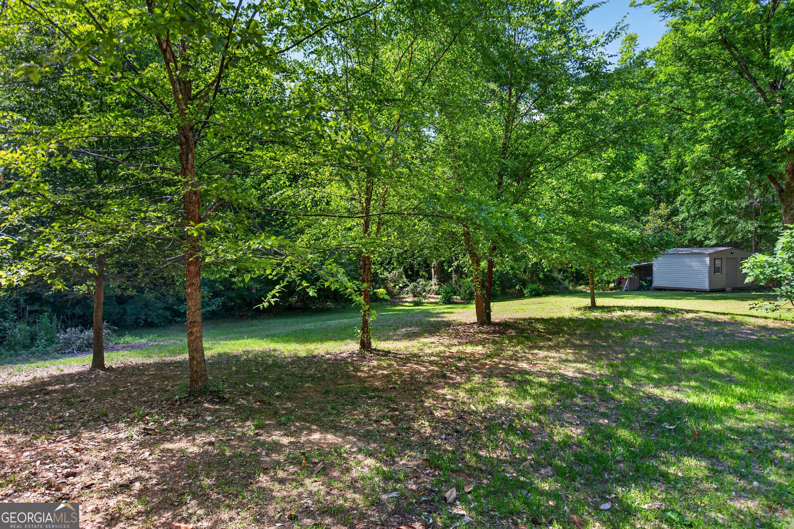 4656 Greenville Road LaGrange, GA 30241 - Photo 32 of 34 a backyard of a house with lots of green space