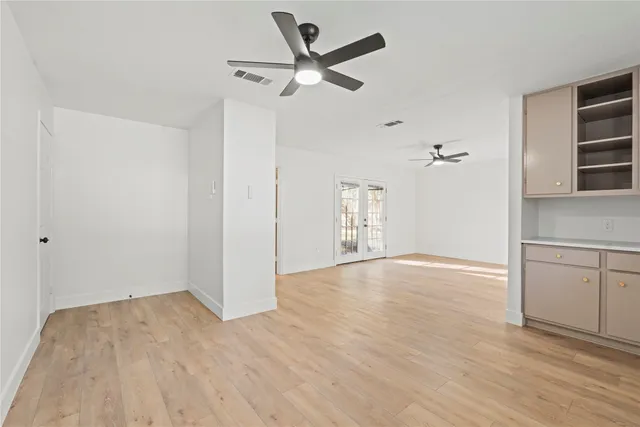 wooden floor in an empty room