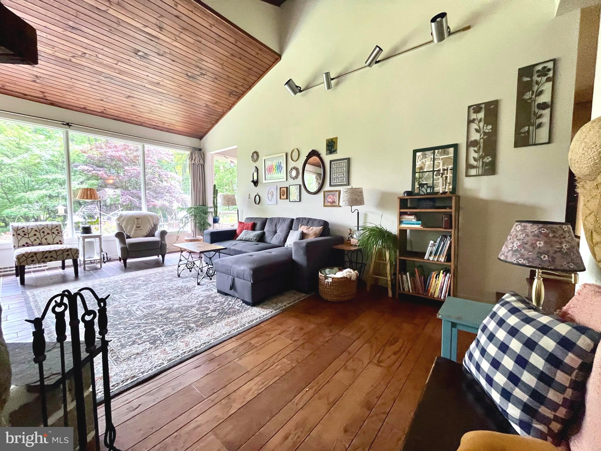 212 Haag Road Reading, PA 19606 - Photo 5 of 56 a living room with furniture fireplace and a large window