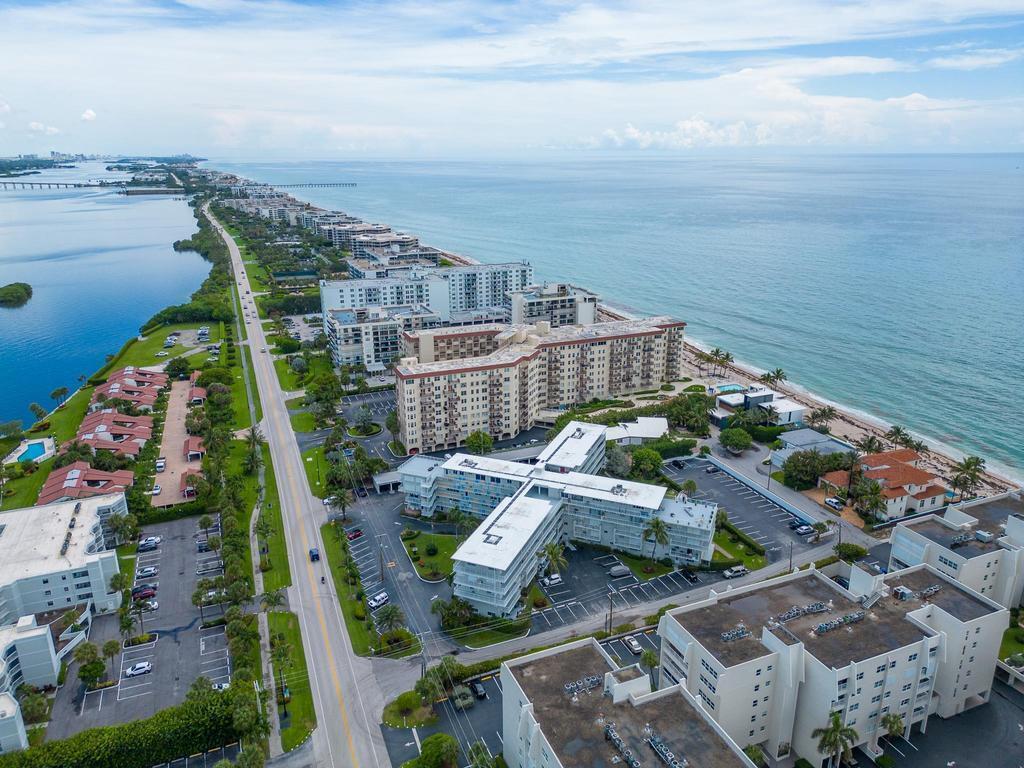 3500 South Ocean Boulevard, Unit 107 South Palm Beach, FL 33480 - Photo 5 of 24 aerial view of a city with ocean view