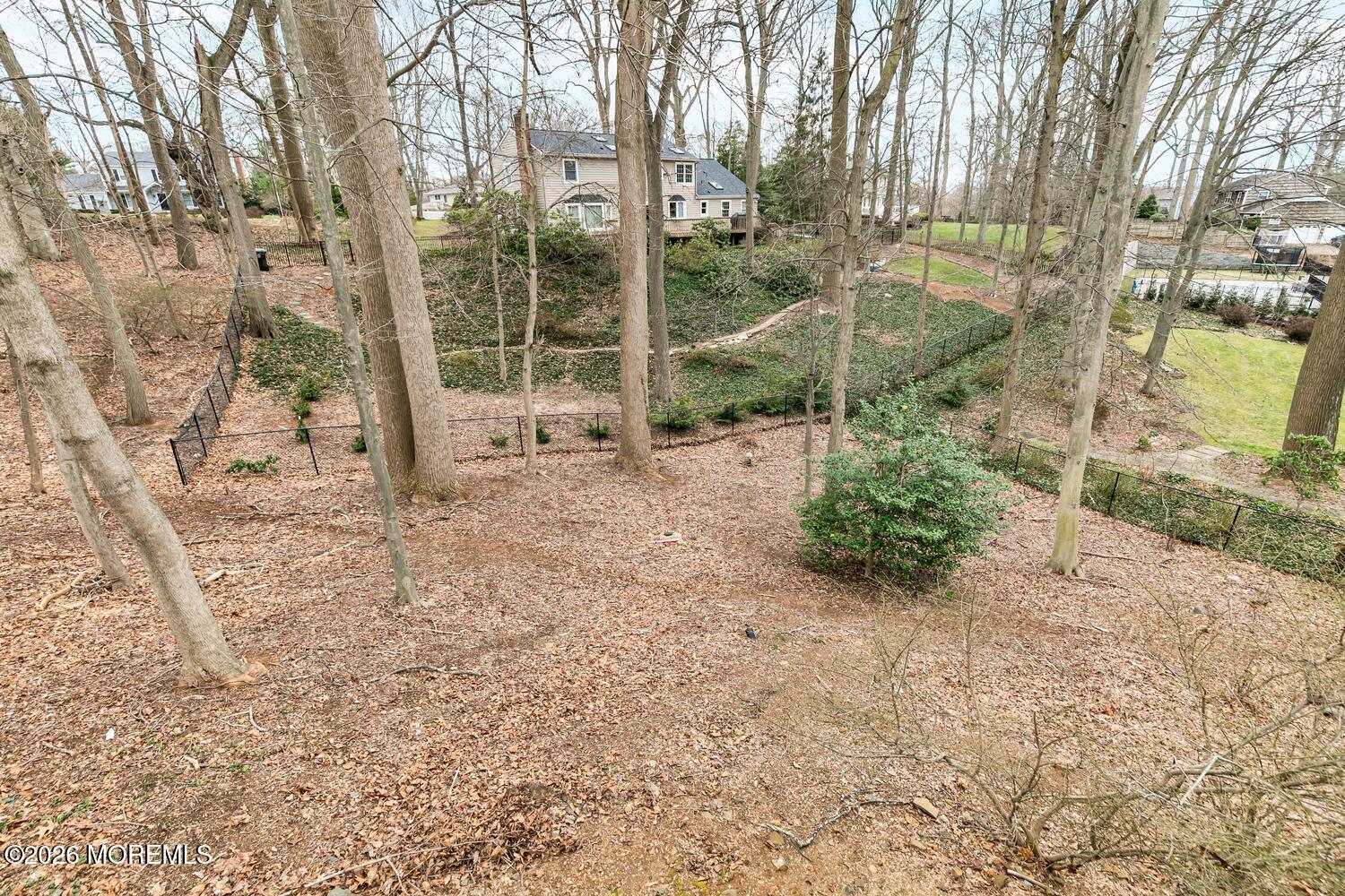 44 Tall Tree Road Middletown, NJ 07748 - Photo 12 of 62 a view of a yard with plants and large trees