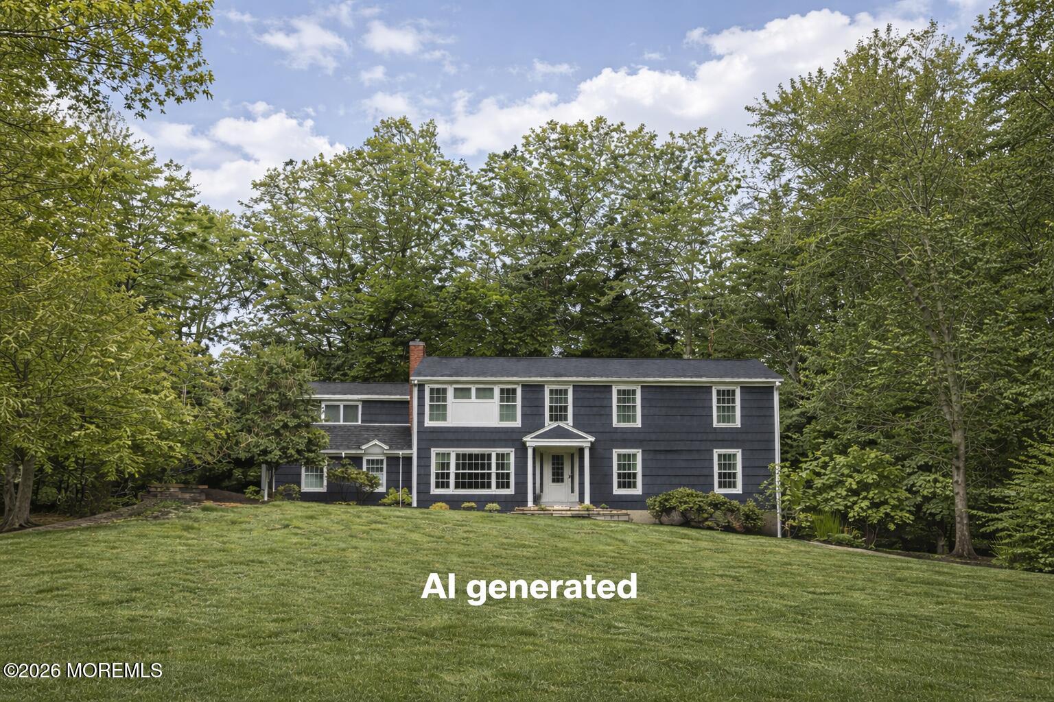 44 Tall Tree Road Middletown, NJ 07748 - Photo 14 of 62 a view of a house with garden and trees