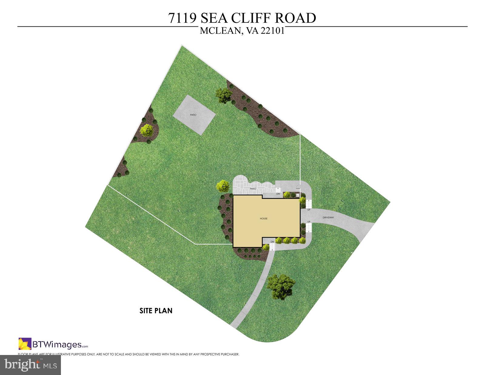 7119 Sea Cliff Road McLean, VA 22101 - Photo 43 of 43 7119 Sea Cliff Rd Mclean Va 22101 Site Plan