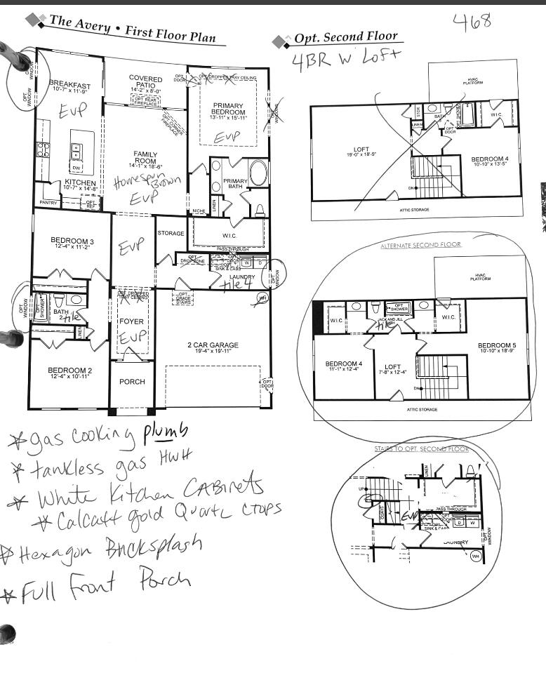 326 Blue Oak Drive Moncks Corner, SC 29461 - Photo 62 of 63 Avery second floor rendering OP 468