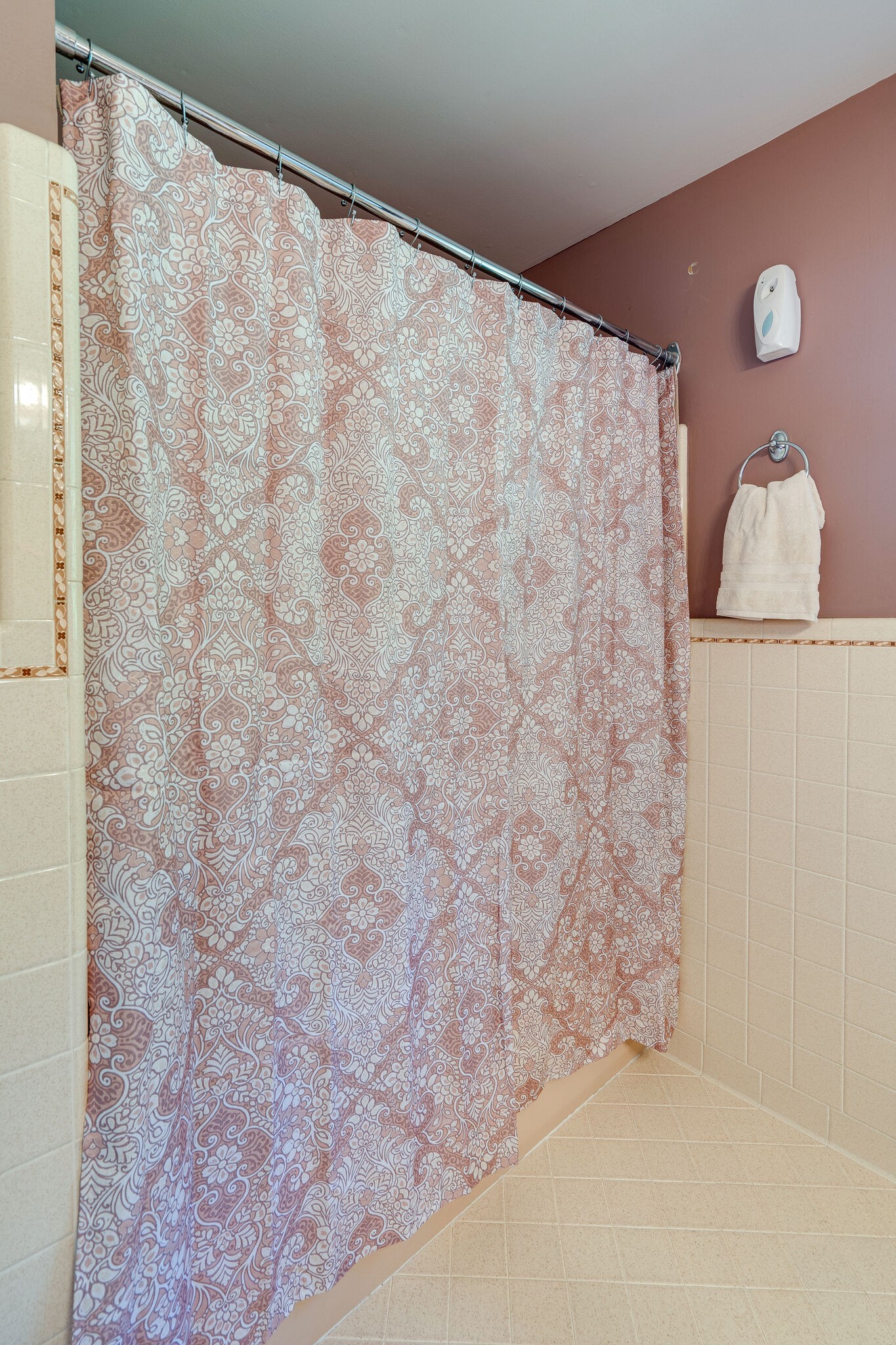 2743 Lights Chapel Road Greenbrier, TN 37073 - Photo 21 of 37 a bathroom with a shower curtain and a sink