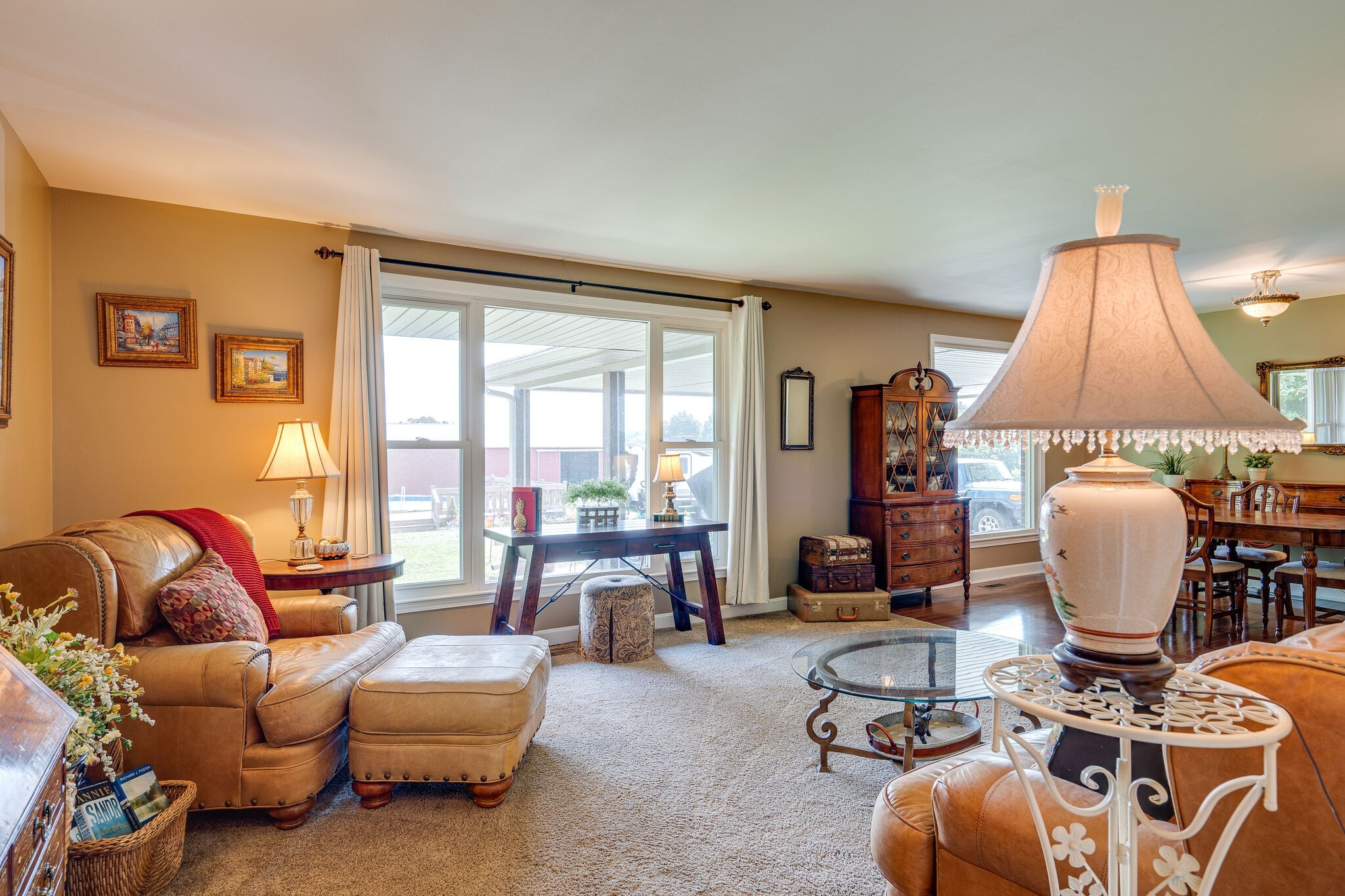 2743 Lights Chapel Road Greenbrier, TN 37073 - Photo 6 of 37 a living room with furniture a couch and two dining table