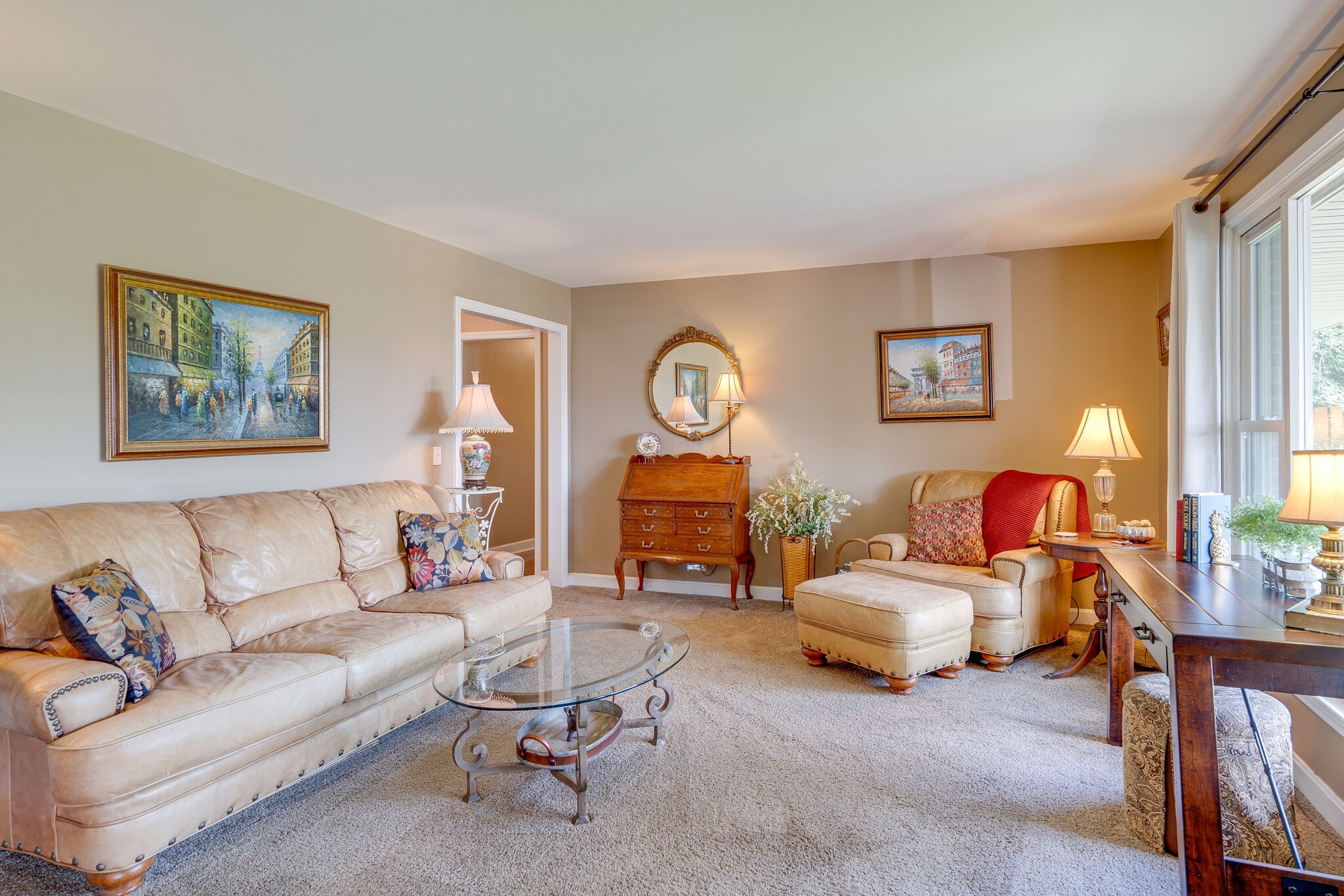 2743 Lights Chapel Road Greenbrier, TN 37073 - Photo 7 of 37 a living room with furniture and a fireplace