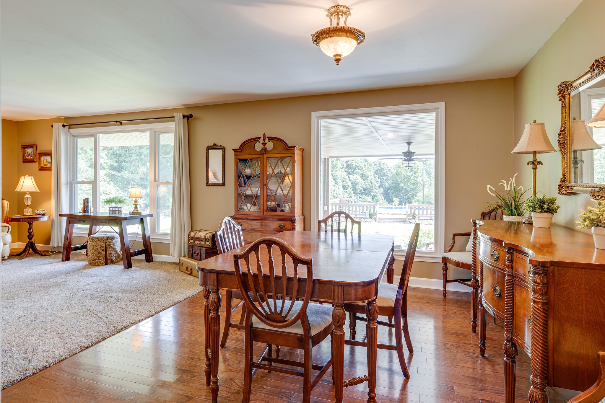 2743 Lights Chapel Road Greenbrier, TN 37073 - Photo 10 of 37 a view of a dining room with furniture window and outside view