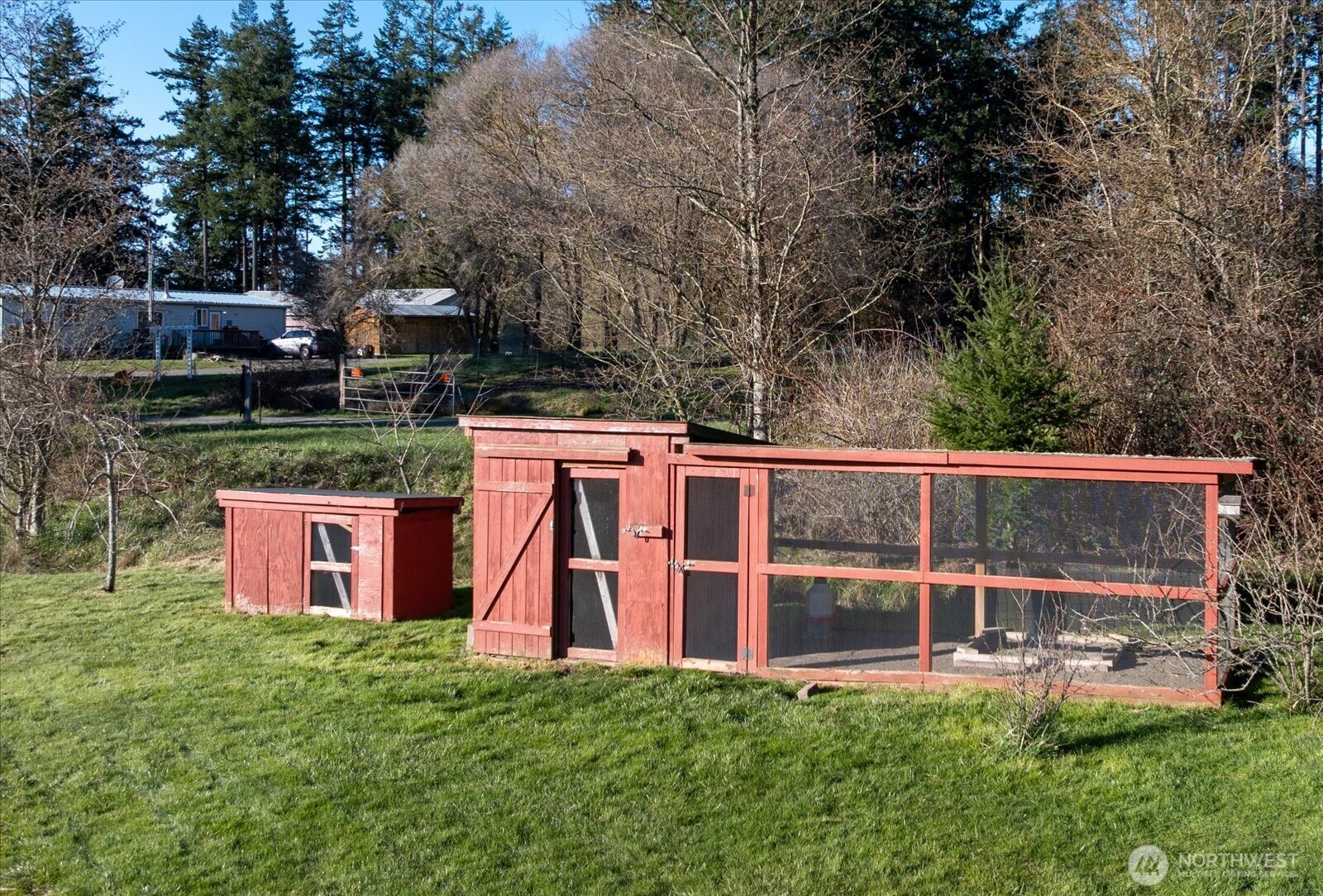 4522 Monkey Hill Road Oak Harbor, WA 98277 - Photo 30 of 40 front view of a house with a yard balcony