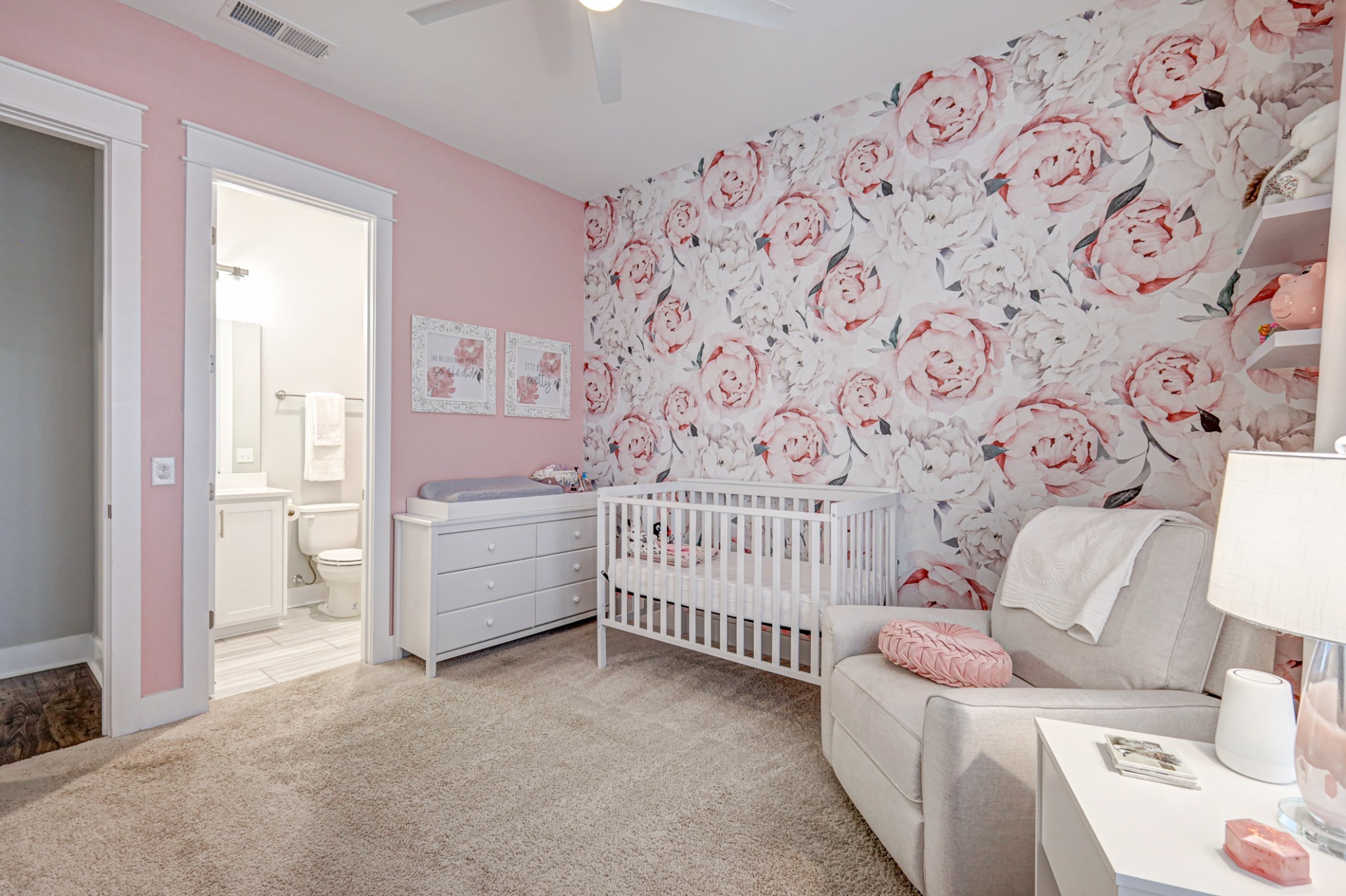 7748 Thayer Road Nolensville, TN 37135 - Photo 18 of 41 a bedroom with a bed and a couch