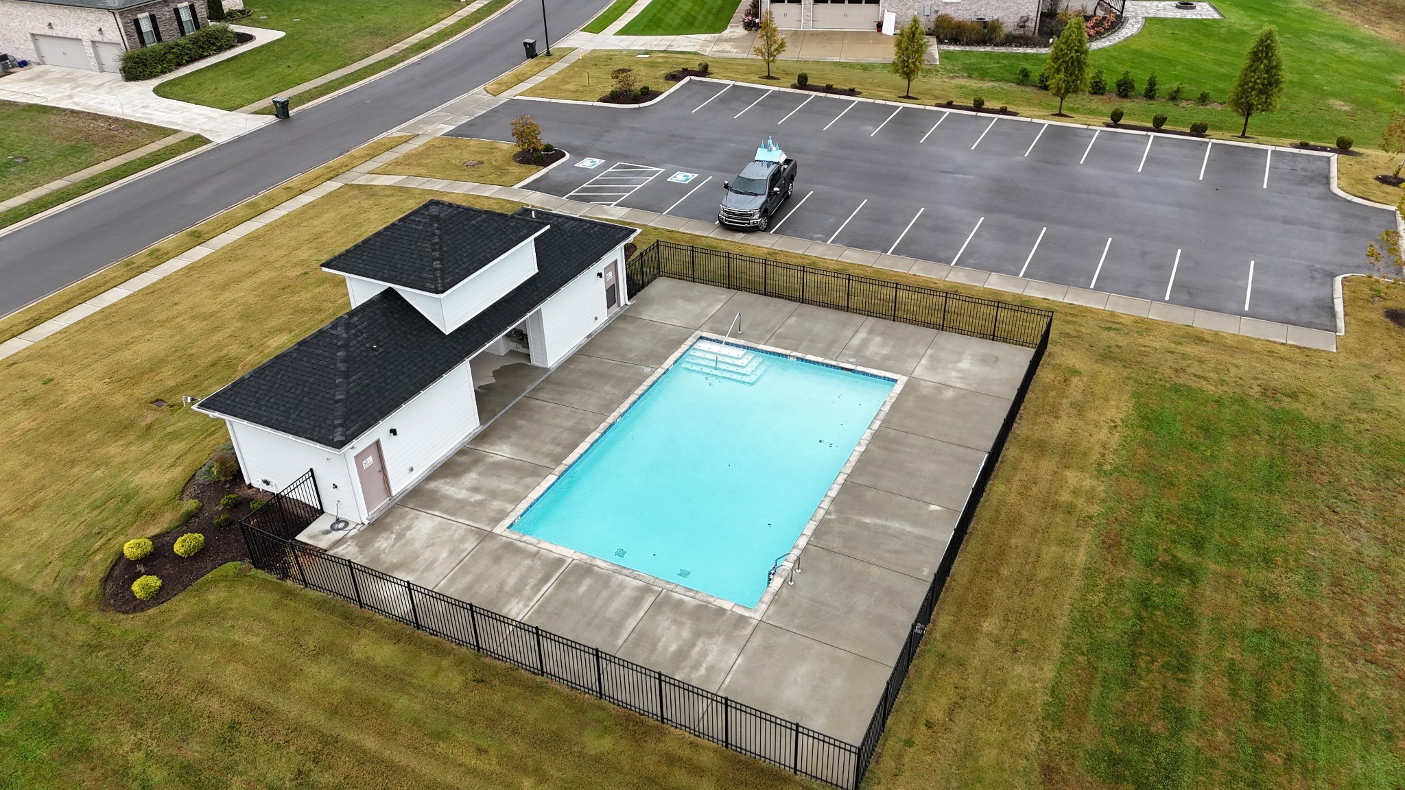 7748 Thayer Road Nolensville, TN 37135 - Photo 40 of 41 a view of a swimming pool with a patio