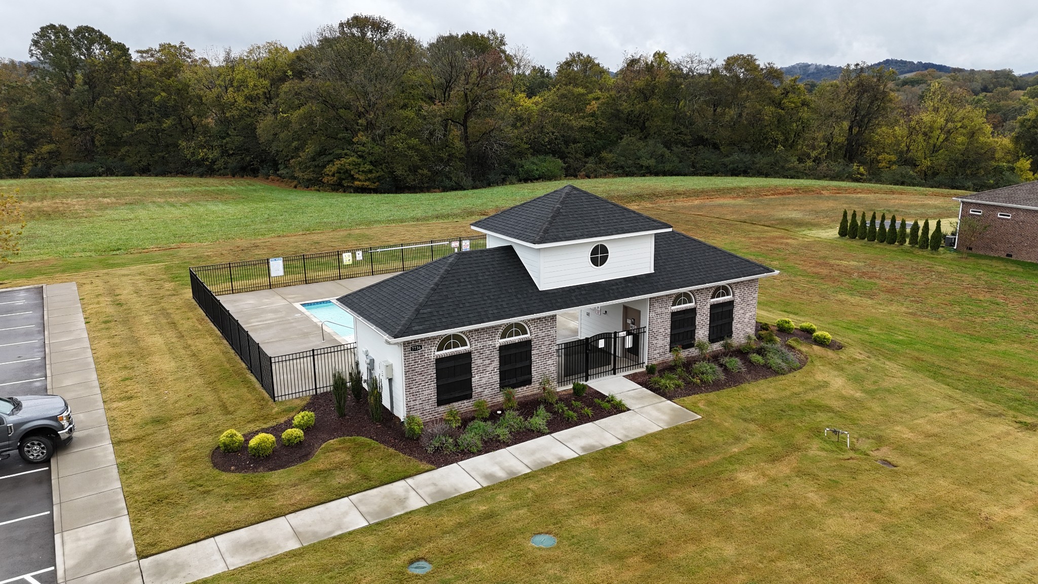 7748 Thayer Road Nolensville, TN 37135 - Photo 41 of 41 a aerial view of a house with a big yard