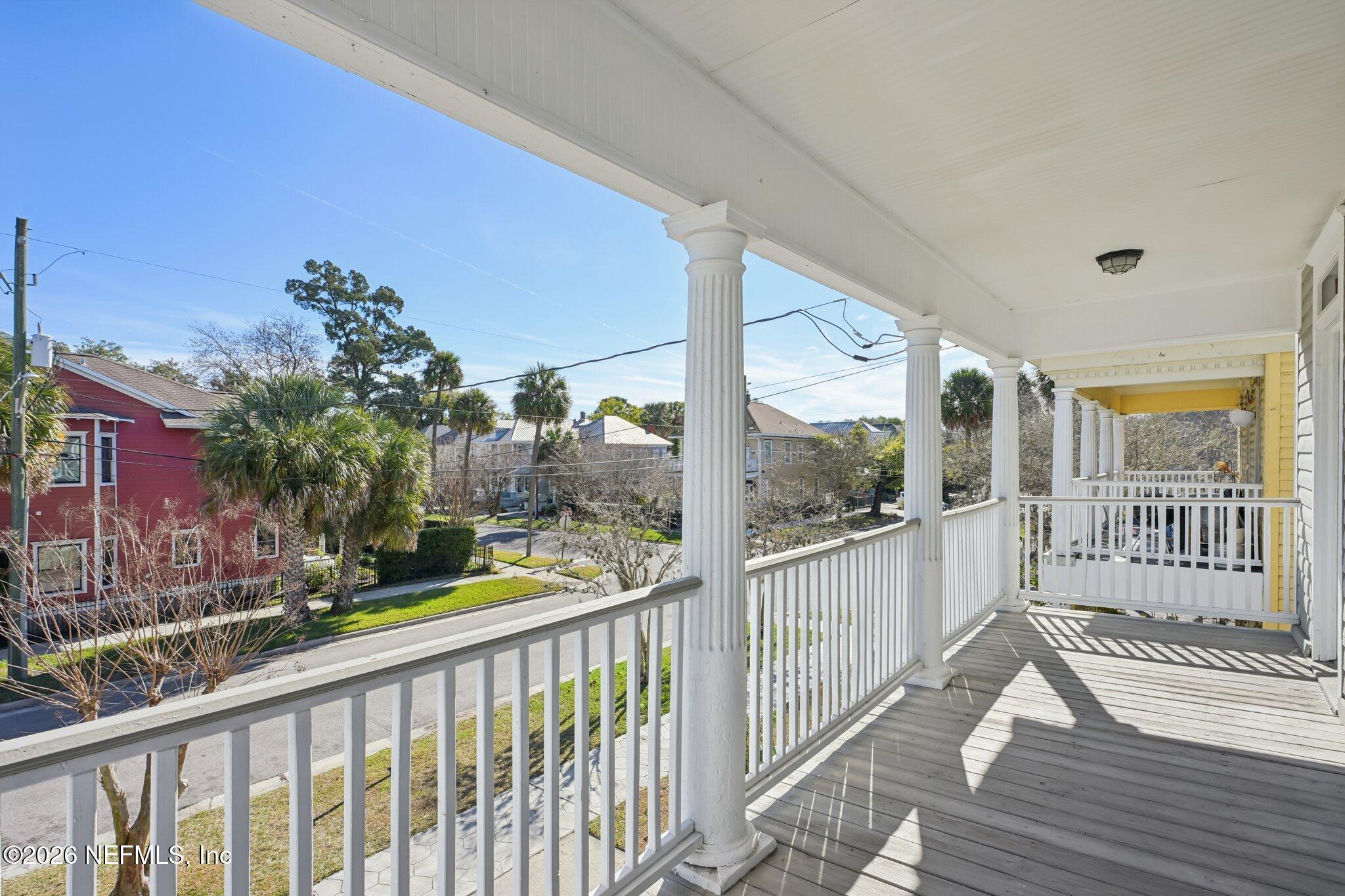 1706 Silver Street Jacksonville, FL 32206 - Photo 42 of 52 Upstairs front balcony