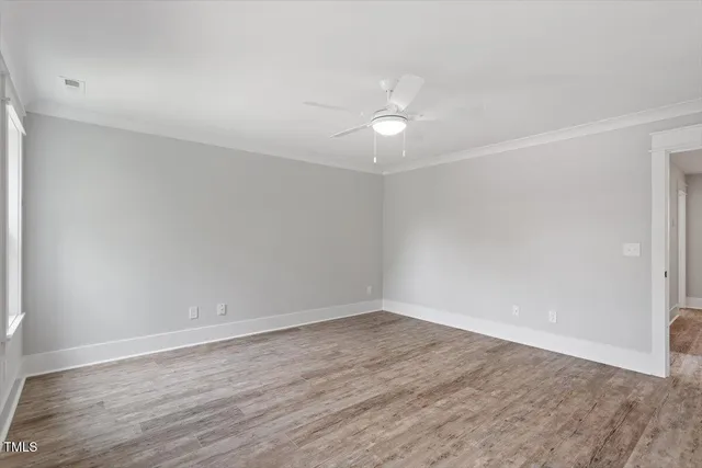 wooden floor in an empty room
