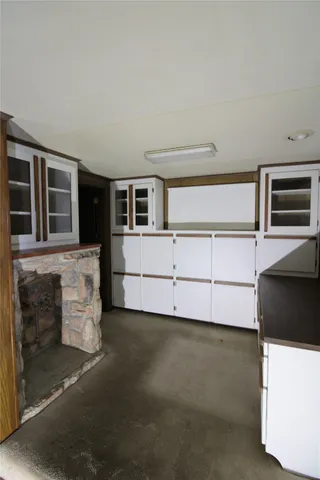 a view of a house with a garage