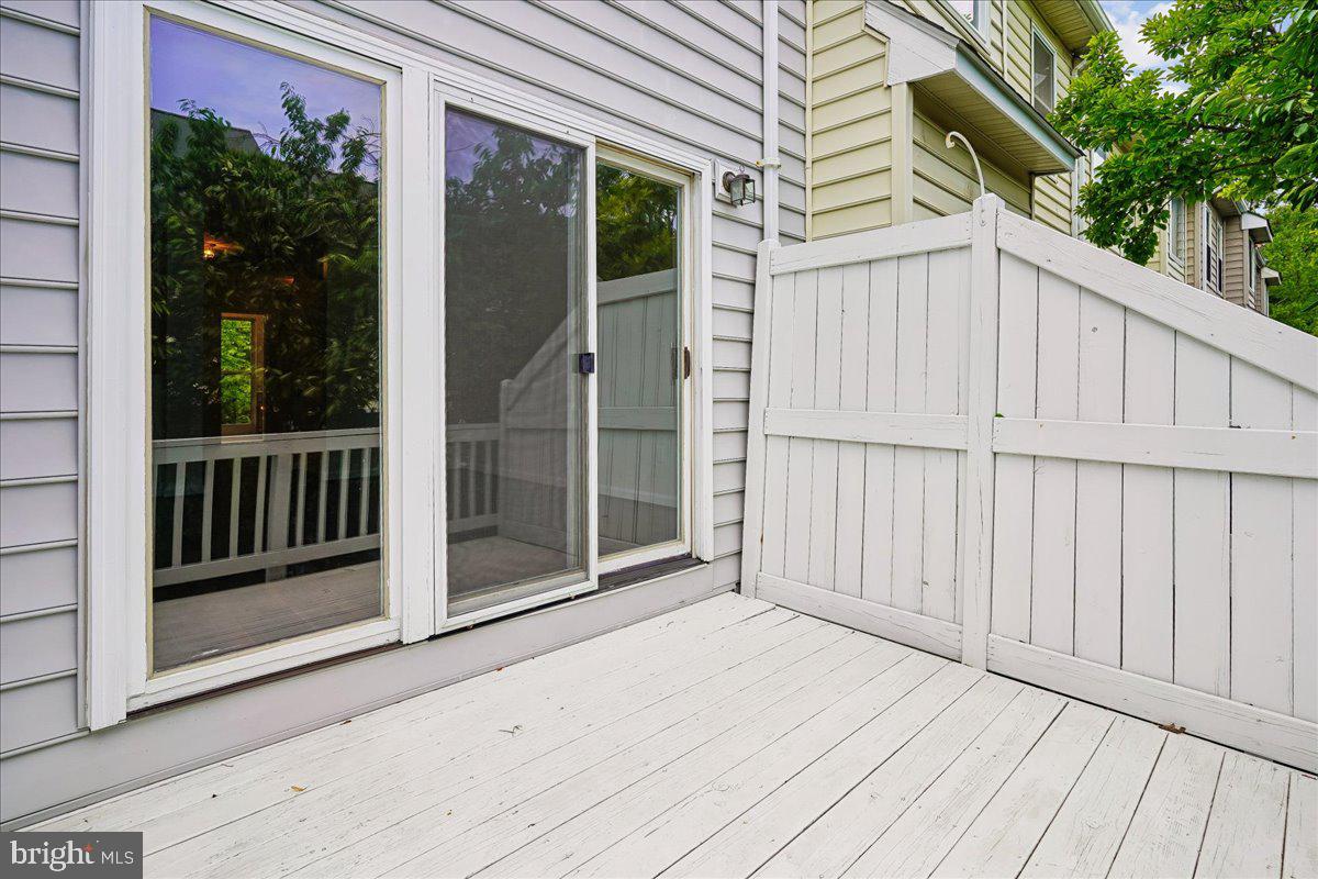 1711 Blue Flint Court Reston, VA 20190 - Photo 13 of 37 Private Deck off Living Room