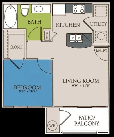 $975 | 701 Center Ridge Drive, Unit 9312, Austin, TX 78753