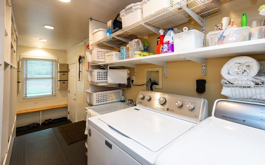 9 Parish Road Georgetown, MA 01833 - Photo 21 of 42 a utility room with dryer and washer