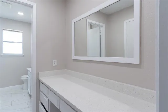 a bathroom with a sink and a toilet