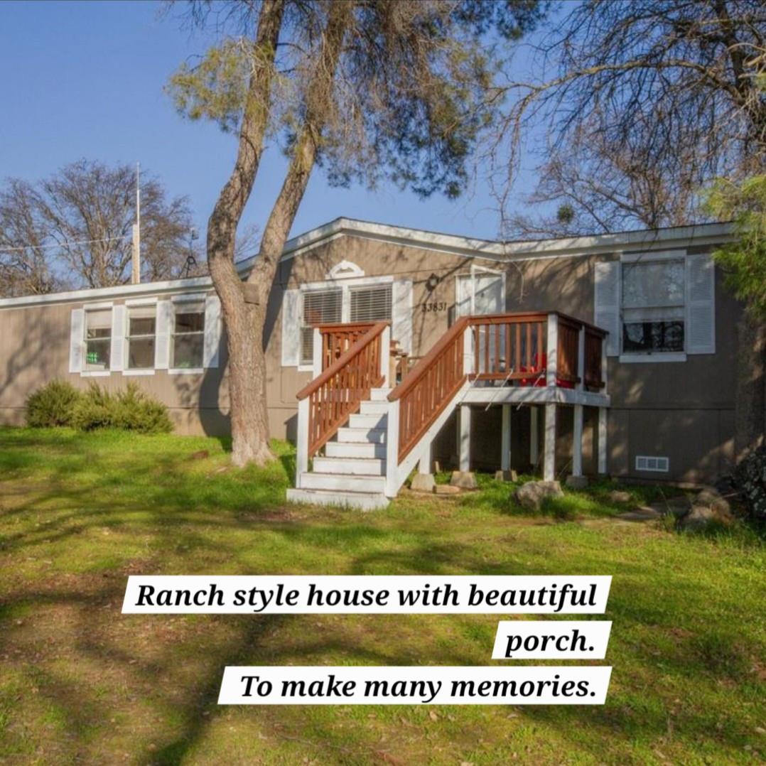 33831 Medford Road Auberry, CA 93602 - Photo 22 of 28 a view of swimming pool with a garden and plants