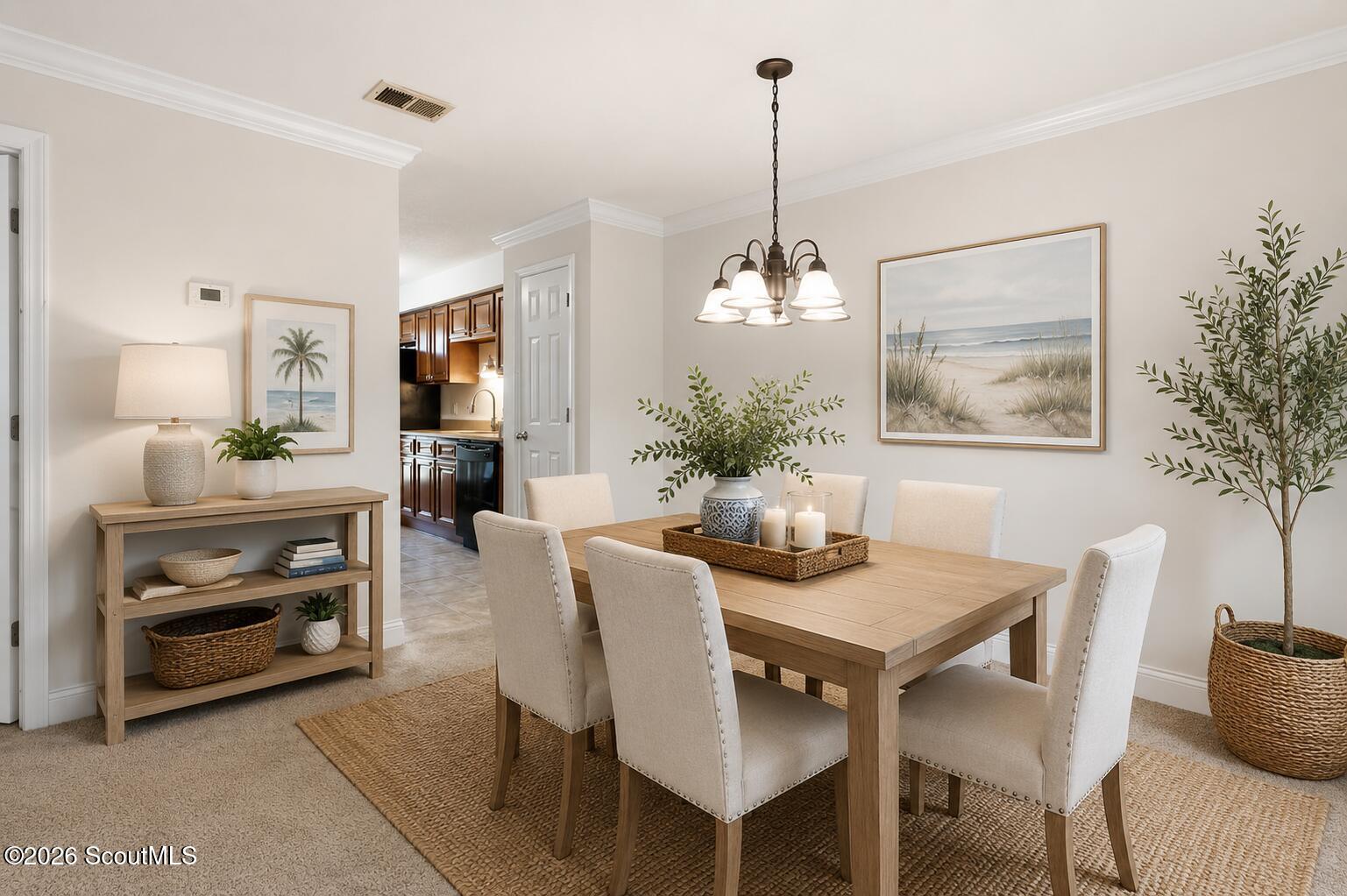 2512 Demere Road St. Simons Island, GA 31522 - Photo 5 of 43 2512 Demere Dining Staged