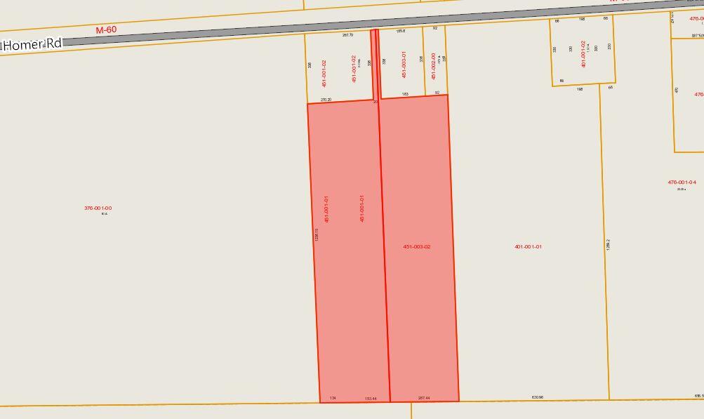 Vl Homer Road Concord, MI 49237 - Photo 8 of 8 VL Homer Rd Jackson Co Parcel Viewer
