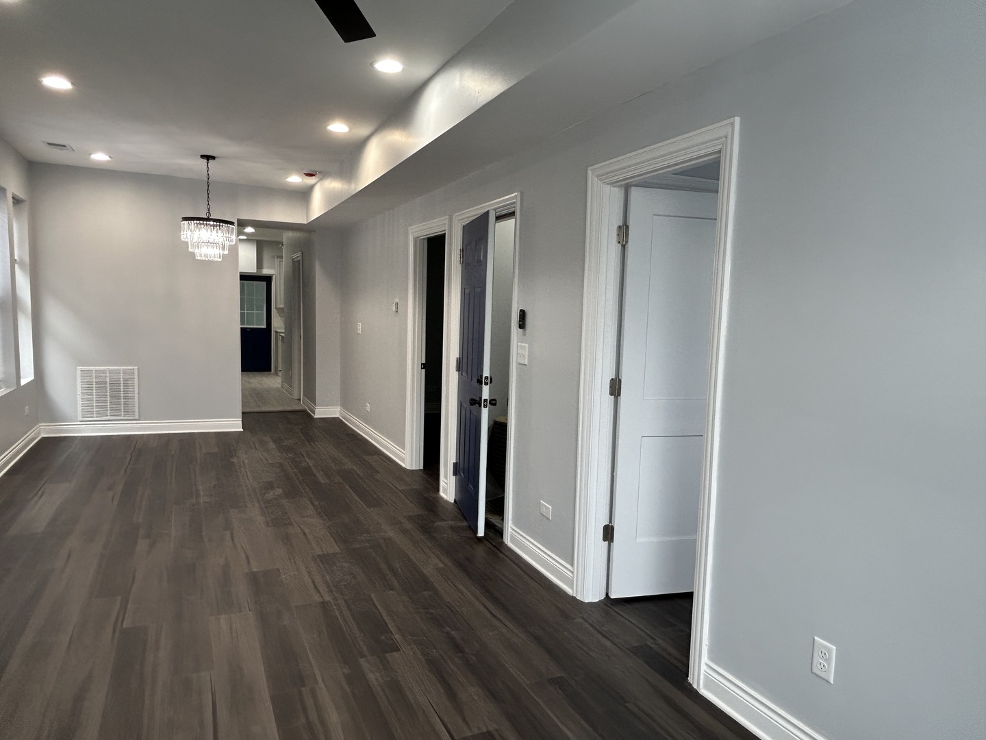 7940 South Carpenter Street, Unit 2 Chicago, IL 60620 - Photo 11 of 34 a view of a hallway with wooden floor