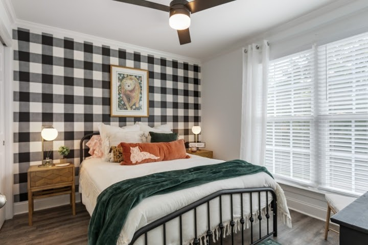 2010 Birch Lane Spring Hill, TN 37174 - Photo 18 of 47 a bedroom with a bed and wooden floor