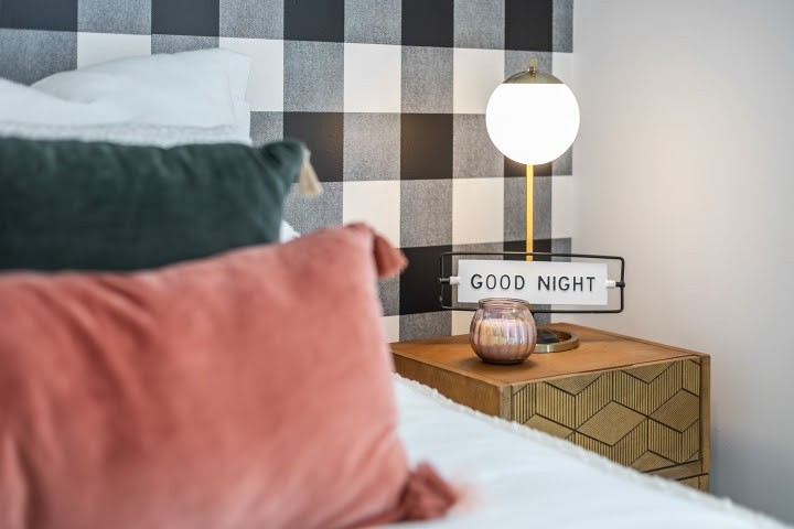 2010 Birch Lane Spring Hill, TN 37174 - Photo 45 of 47 a bedroom with a bed and lamp