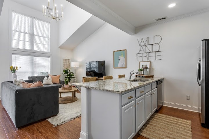 2010 Birch Lane Spring Hill, TN 37174 - Photo 9 of 47 a kitchen with a sink stove and cabinets