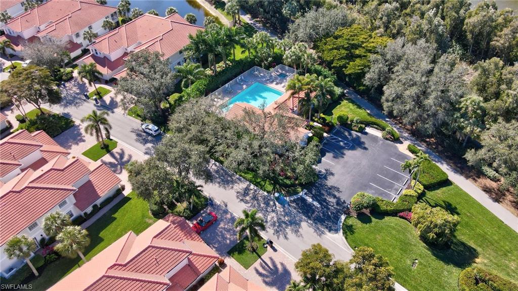 23081 Rosedale Drive, Unit 101 Estero, FL 34135 - Photo 35 of 41 Aerial view of a pool area