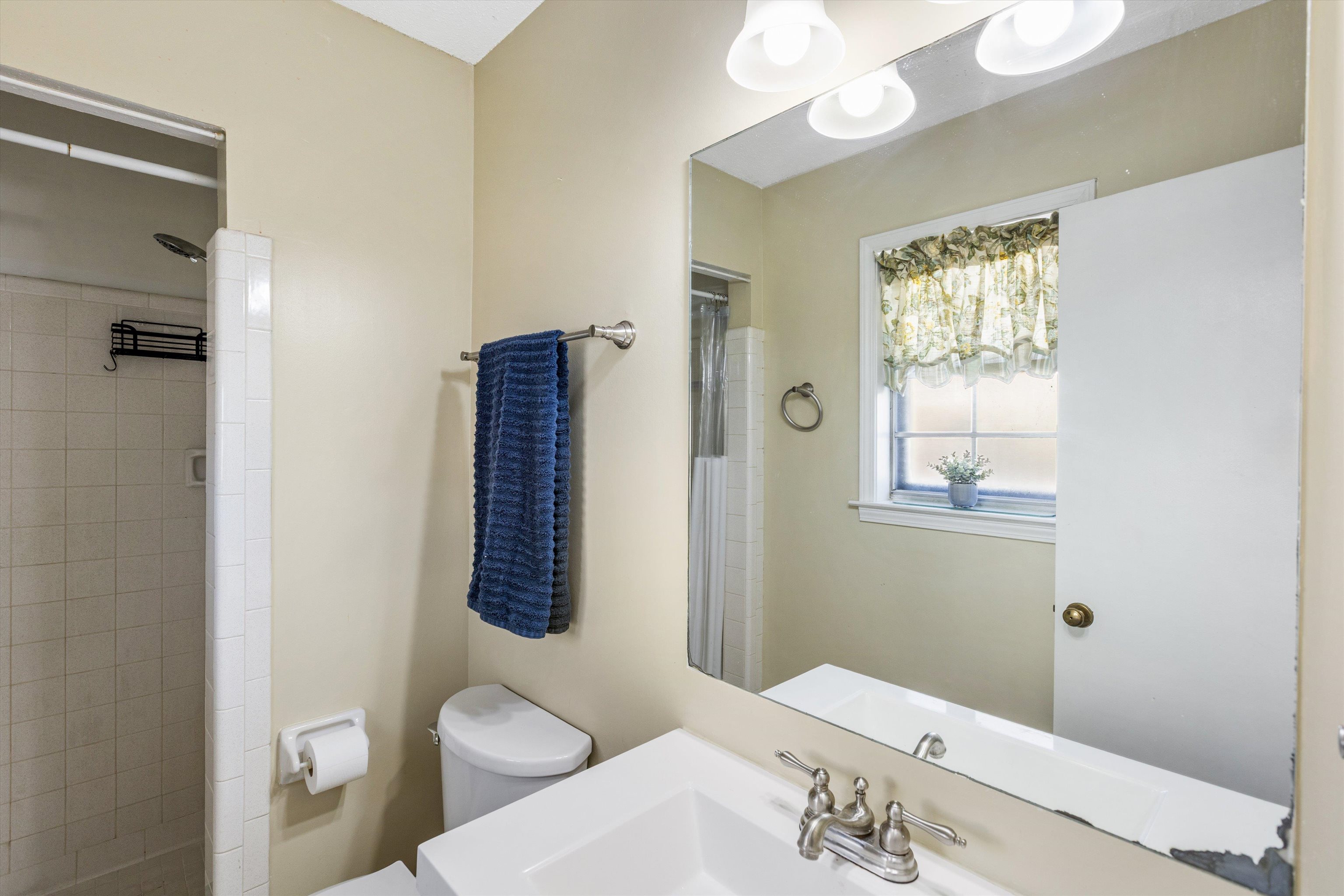 3876 Luther Road Bartlett, TN 38135 - Photo 12 of 20 a bathroom with a toilet sink and mirror