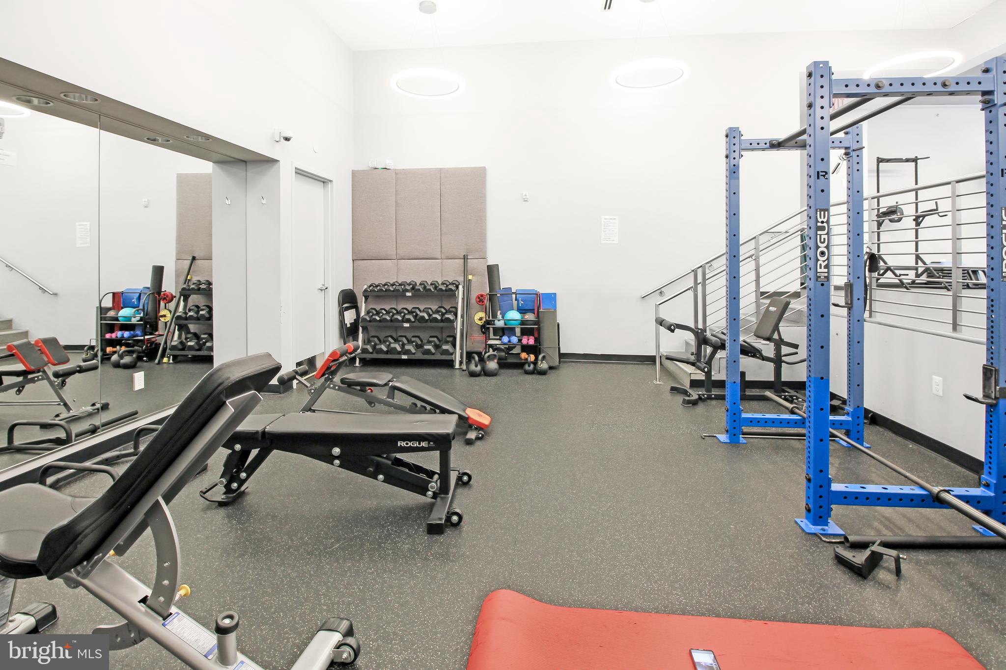 1025 First Street Southeast, Unit 612 Washington, DC 20003 - Photo 38 of 41 a view of a room with gym equipment