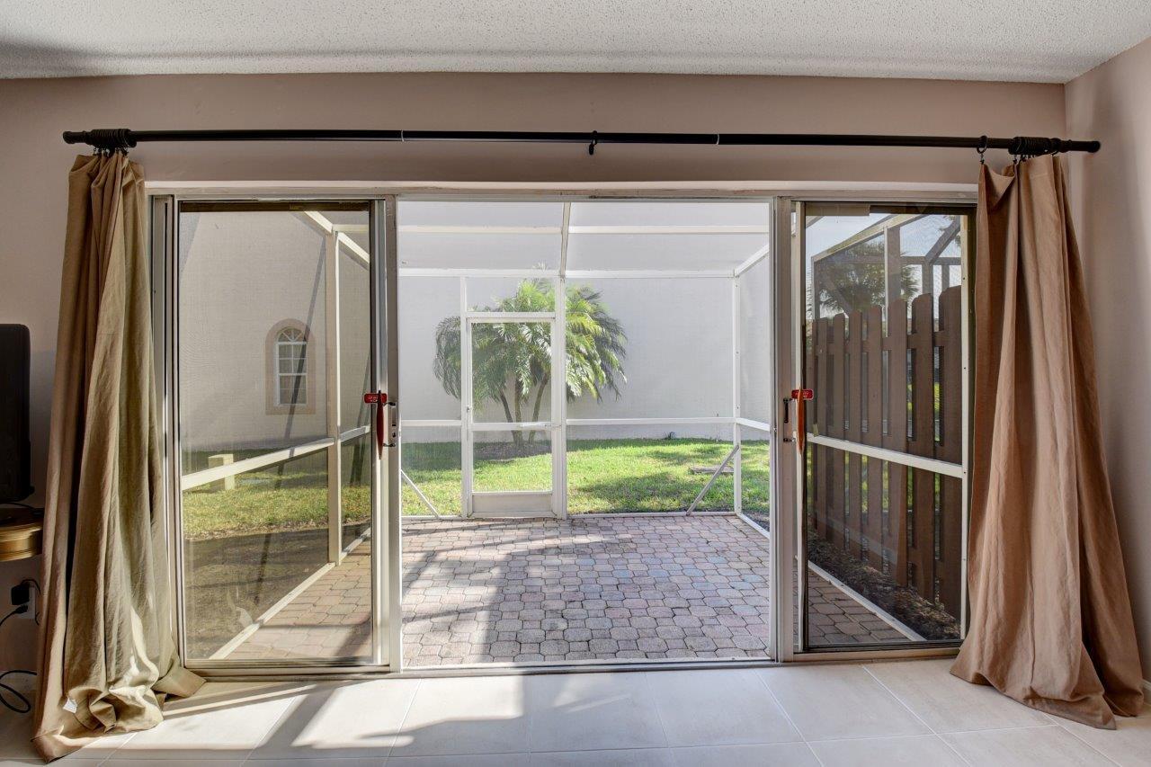 9517 Boca River Circle Boca Raton, FL 33434 - Photo 9 of 22 Patio of Liv. Rm