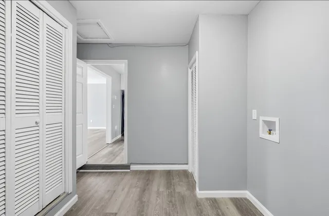 a view of wooden floor