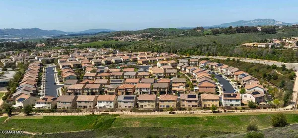 a street view with flower garden