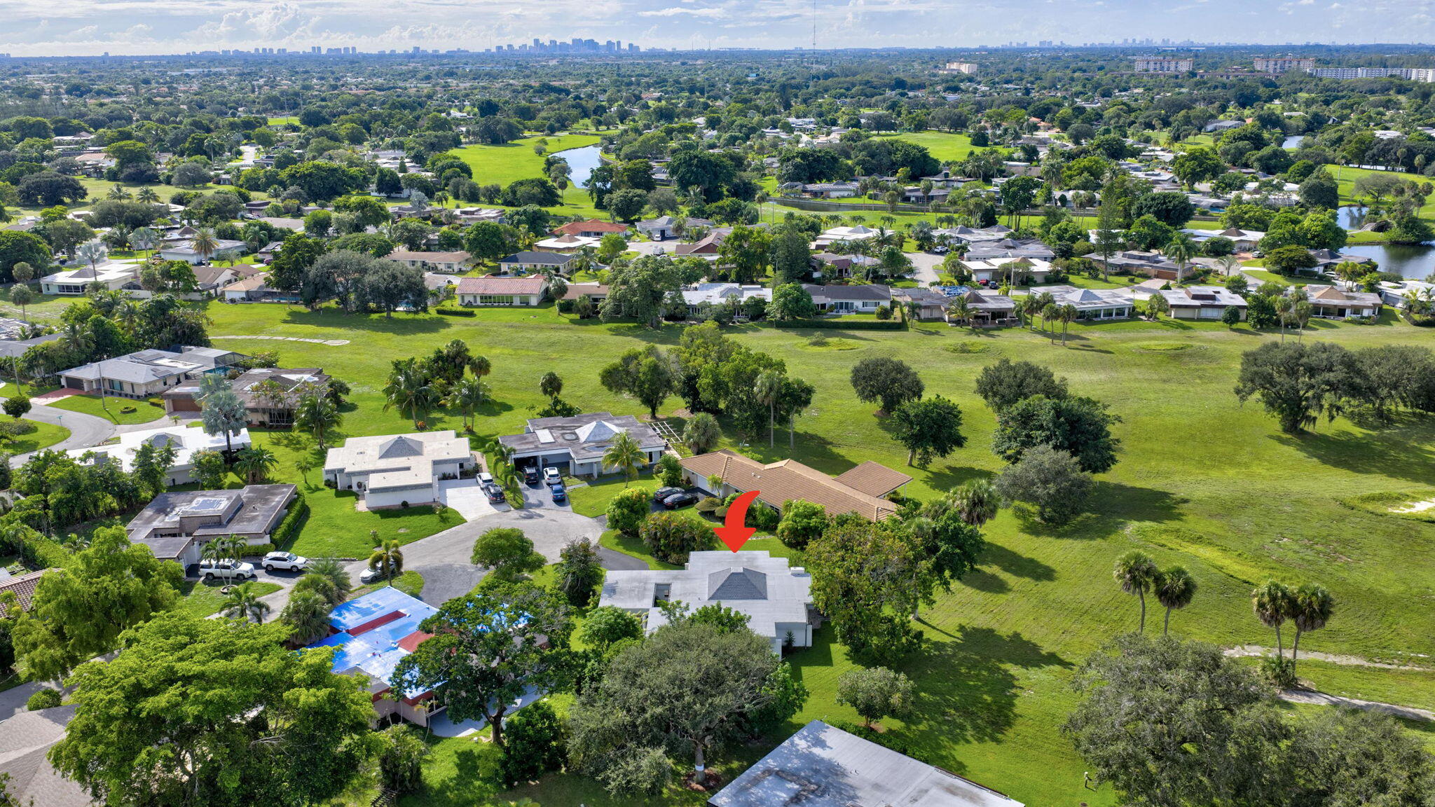 5503 Bluejack Oak Circle Tamarac, FL 33319 - Photo 33 of 35 an aerial view of residential houses with outdoor space and trees