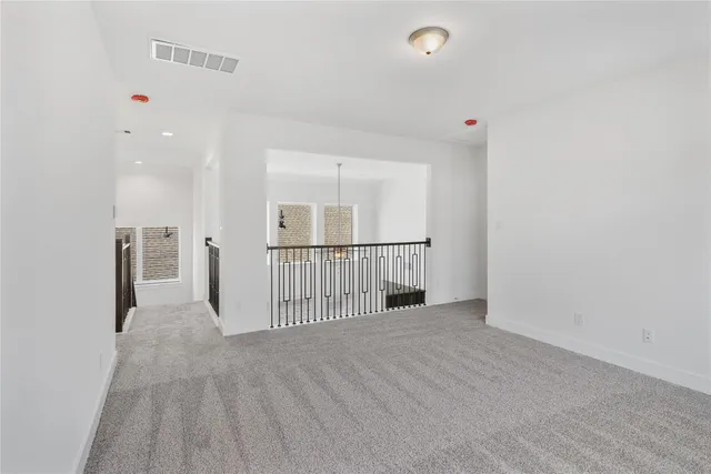 a view of a livingroom with a projector