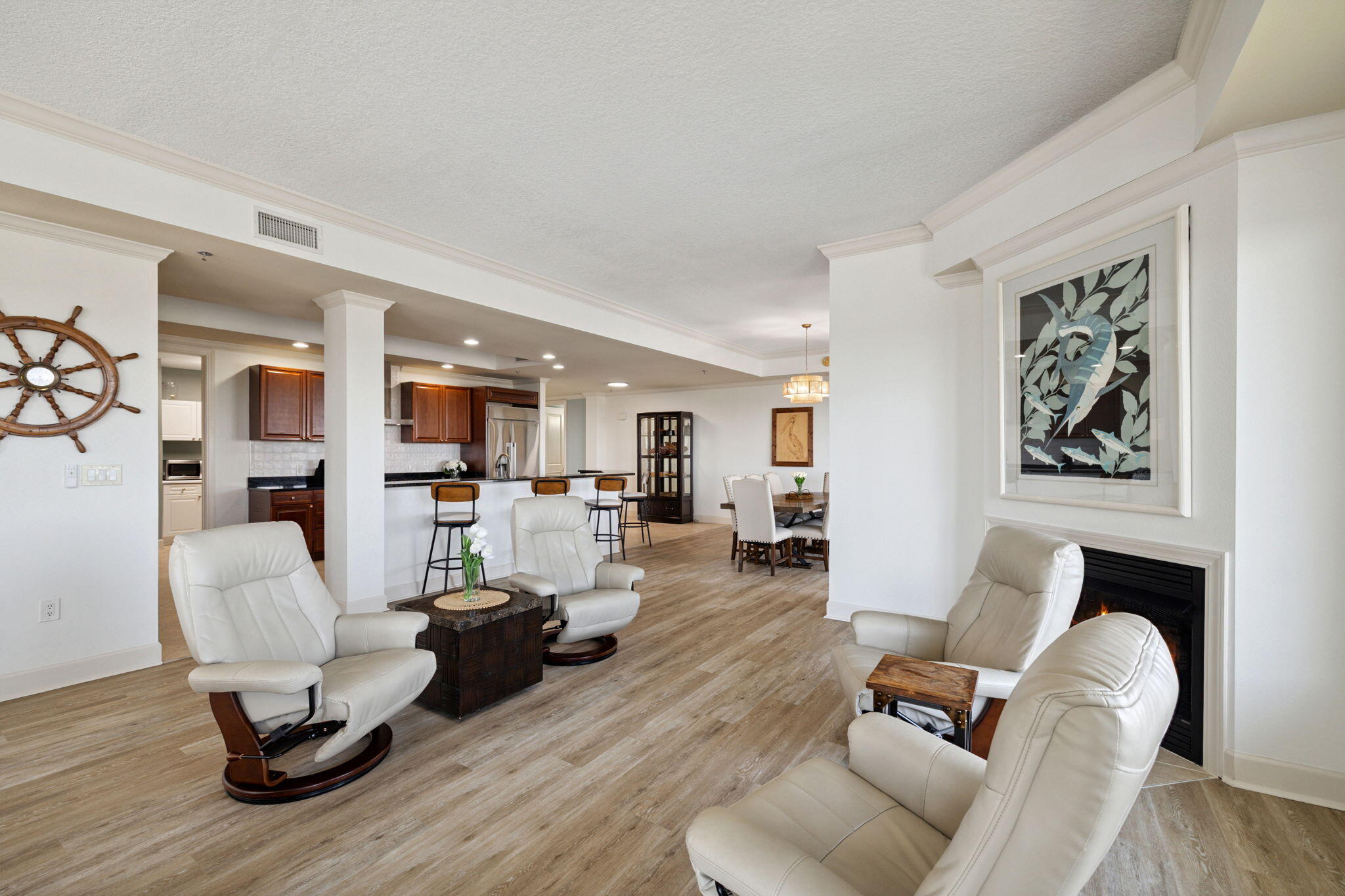 725 Gulf Shore Drive, Unit 902A Destin, FL 32541 - Photo 23 of 102 a living room with furniture or couch and a wooden floor