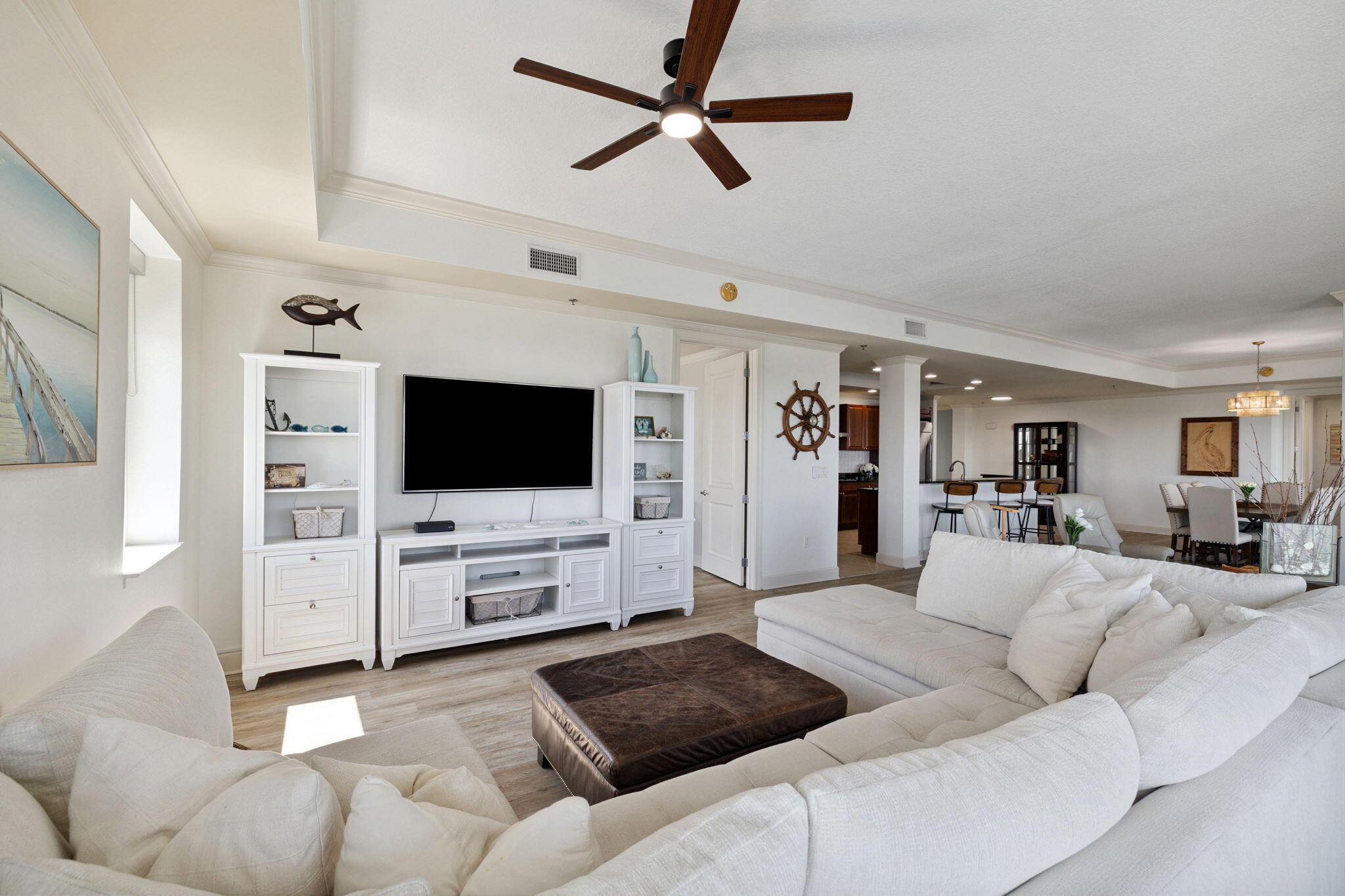 725 Gulf Shore Drive, Unit 902A Destin, FL 32541 - Photo 31 of 102 a living room with furniture and a flat screen tv