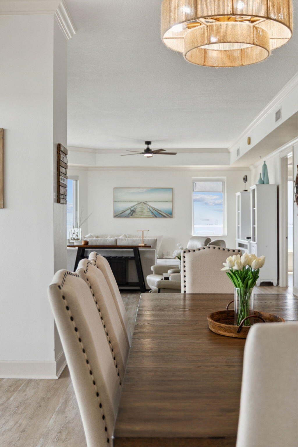 725 Gulf Shore Drive, Unit 902A Destin, FL 32541 - Photo 9 of 102 a living room with furniture flowerpot and a chandelier