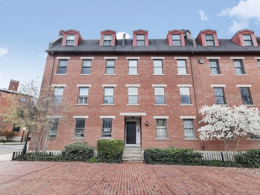 a front view of a building