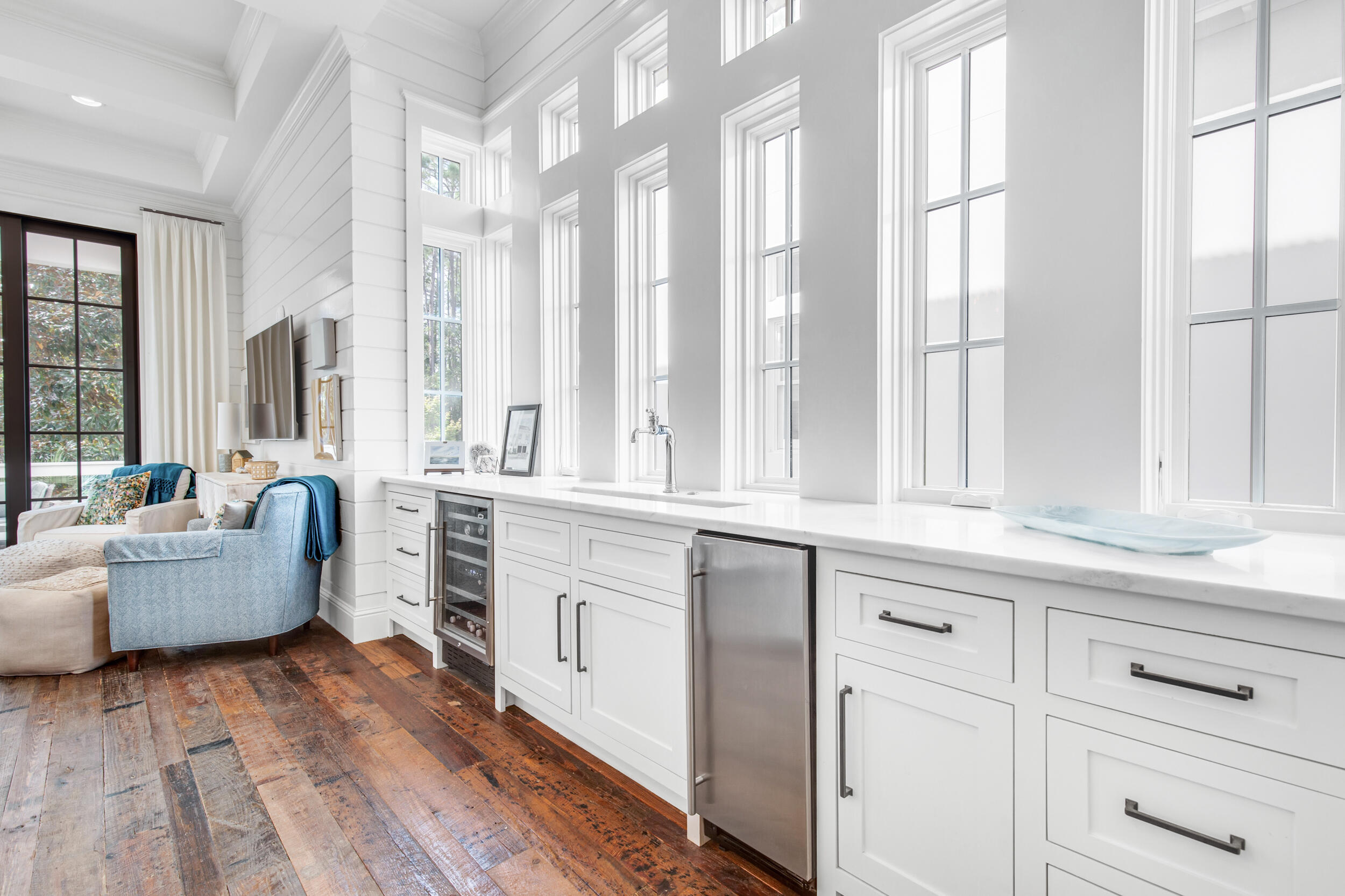 29 Bennett Santa Rosa Beach, FL 32459 - Photo 13 of 60 a living room with furniture and large windows